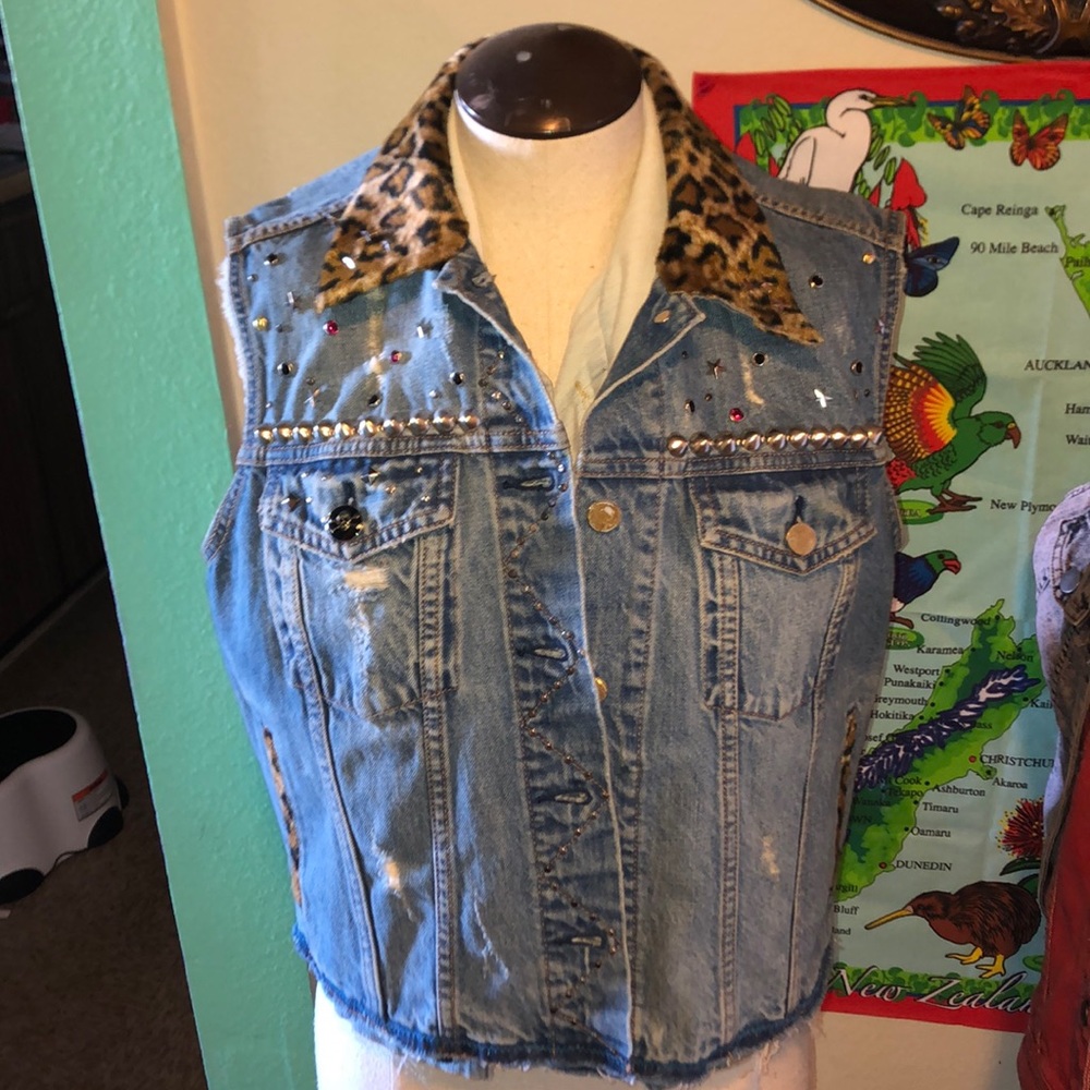 Custom Jean Vest